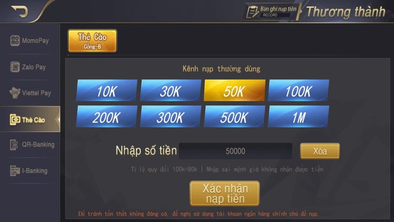 trả lời Tôi có thể đổi thẻ cào khi chơi game bài đổi thưởng không