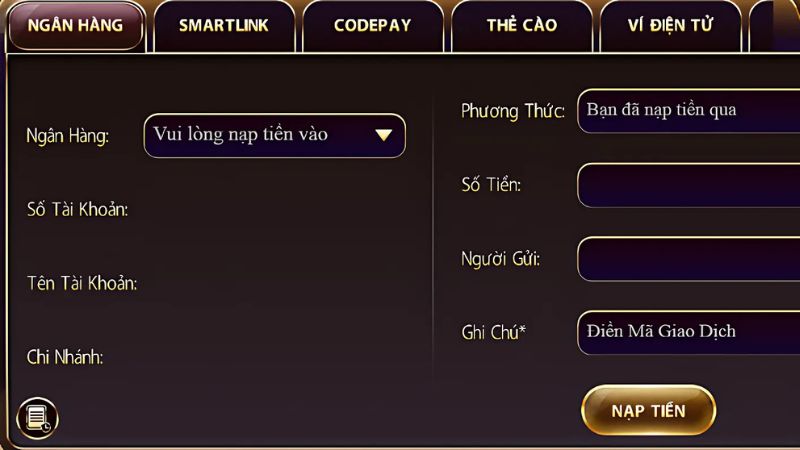 Nạp rút V8club 