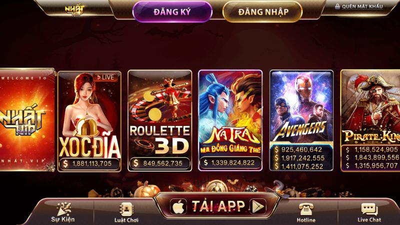 cổng game uy tín Nhatvip
