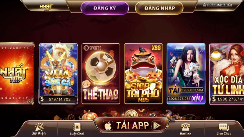 cổng game Nhatvip