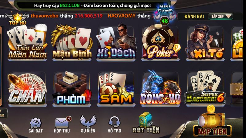 game đánh bài B25