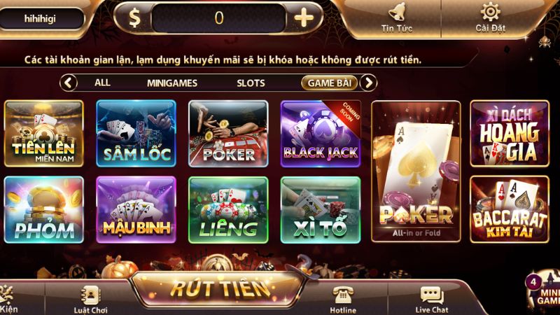 game đánh bài nhất vip