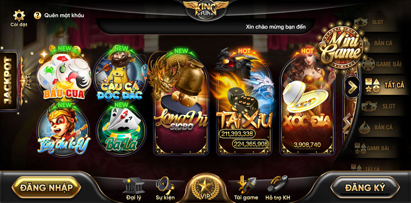 Game bài đổi thưởng Kingfun